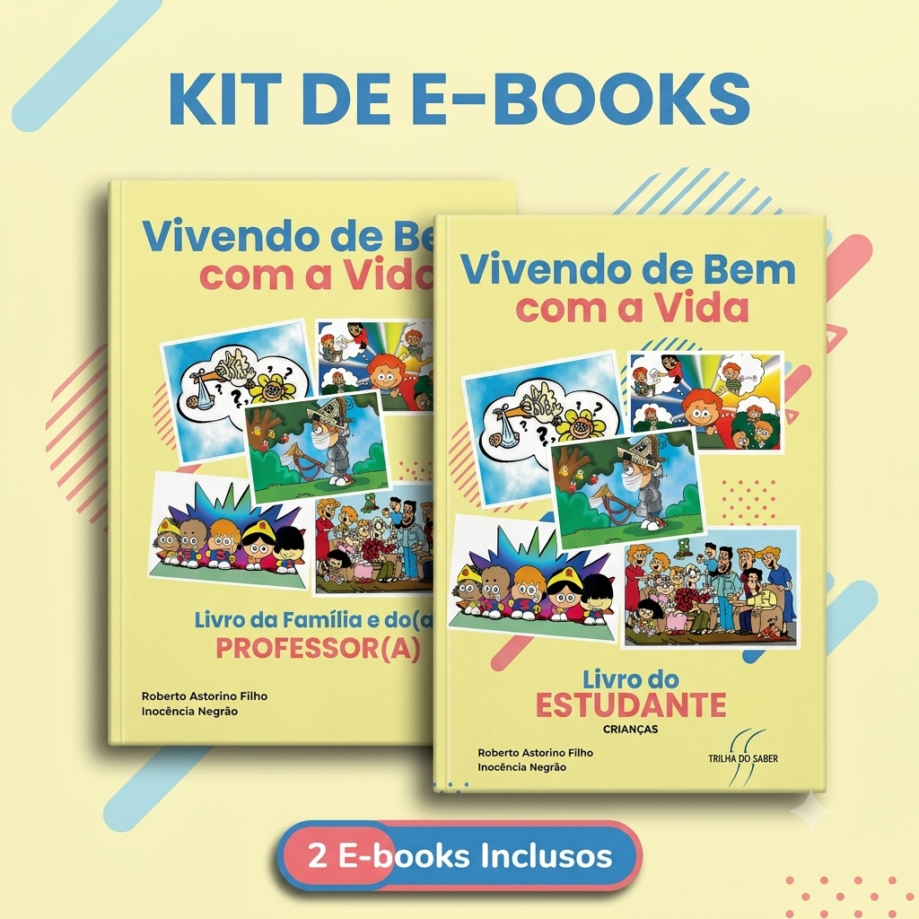 Kit E-book - Vivendo de Bem Com a Vida